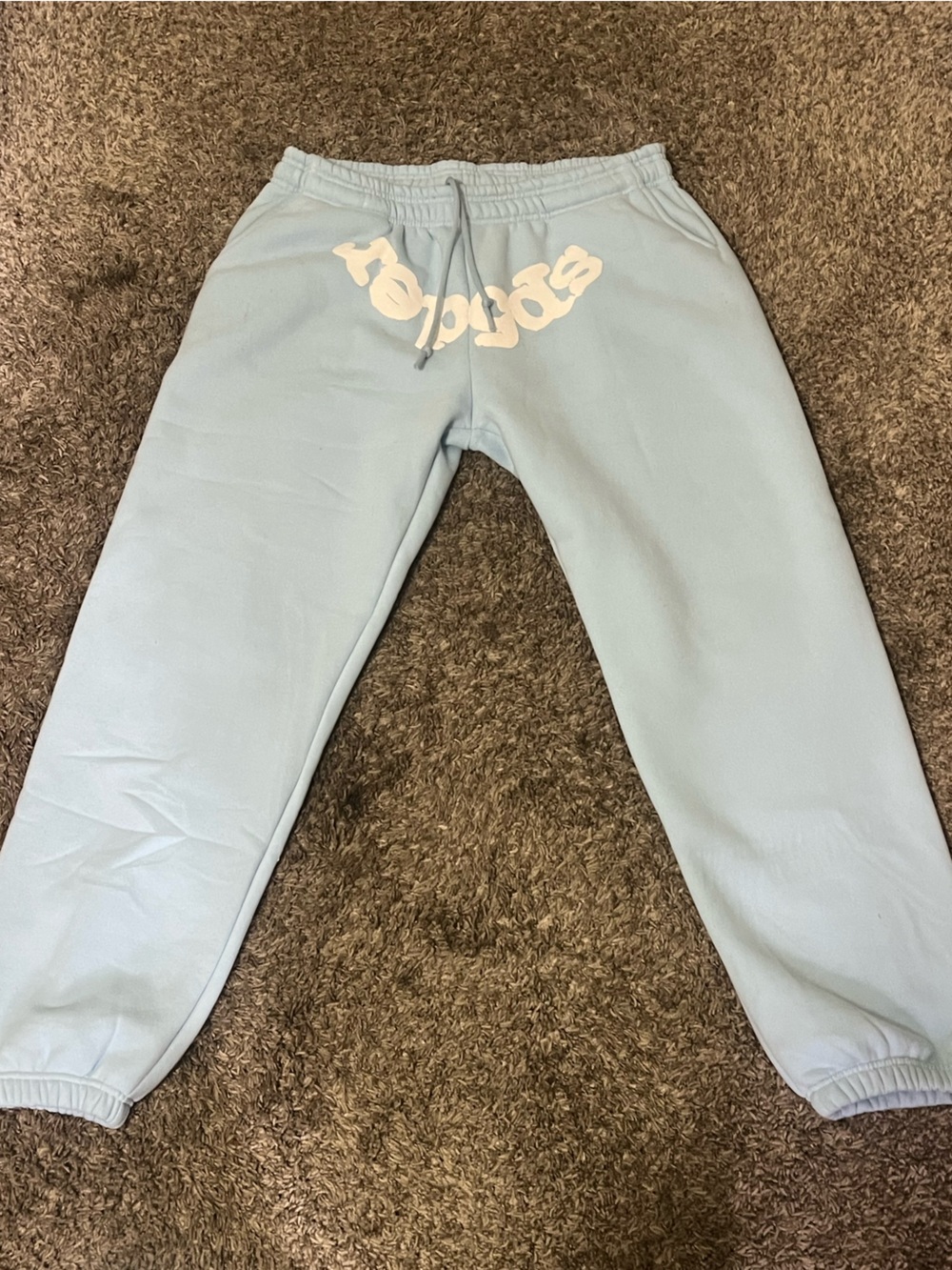 Spider Worldwide light blue sweatpants #spiderworldwide #athleisure